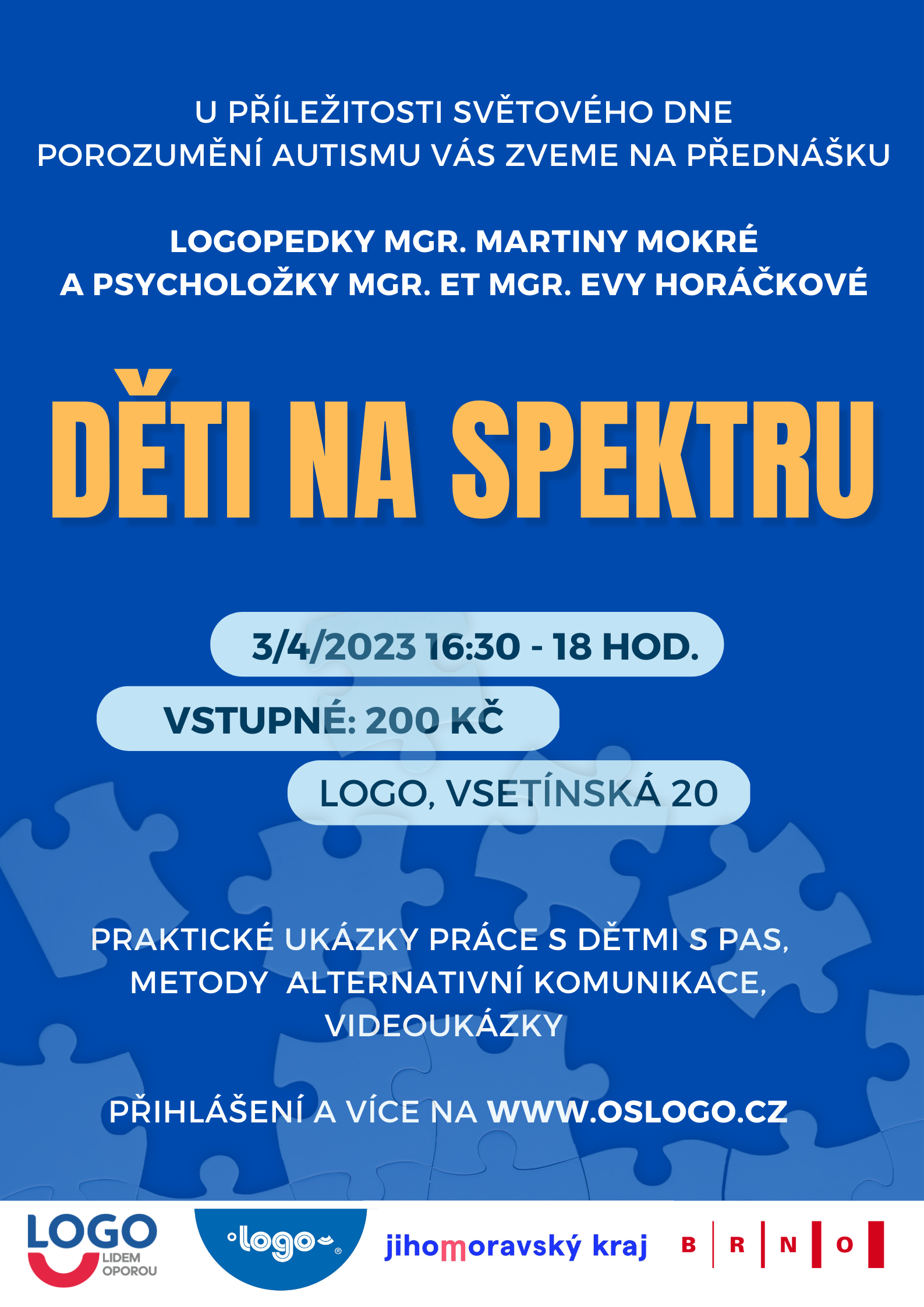 Přednáška - poruchy autistického spektra