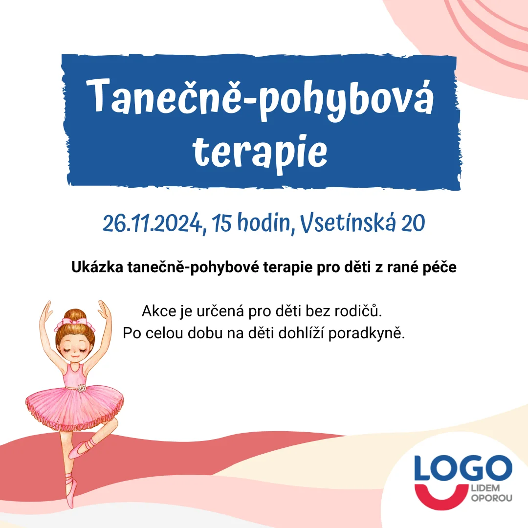 Ukázka tanečně-pohybové terapie v Logu